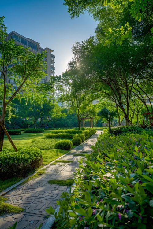 住宅小区园林景观的视觉美感 从效果图到摄影图的下载之路